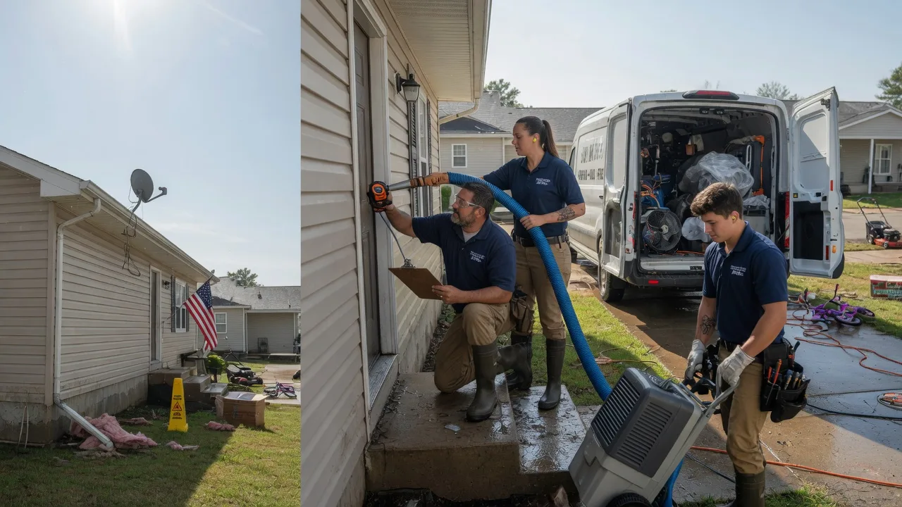 Ceiling Water Damage Restoration in Brevard, NC near me
